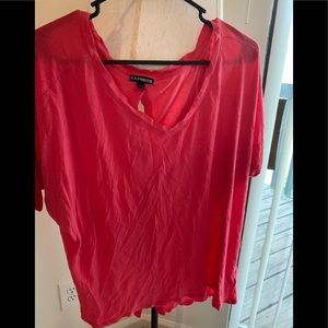 V-Neck Coral Shirt
